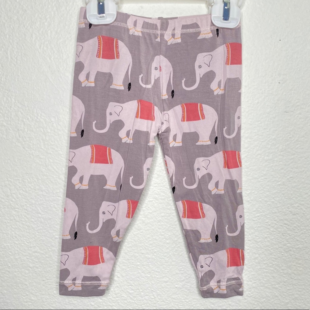 Kickee pants elephant print pants
